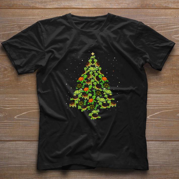 Funny Turtles Tree Christmas shirt