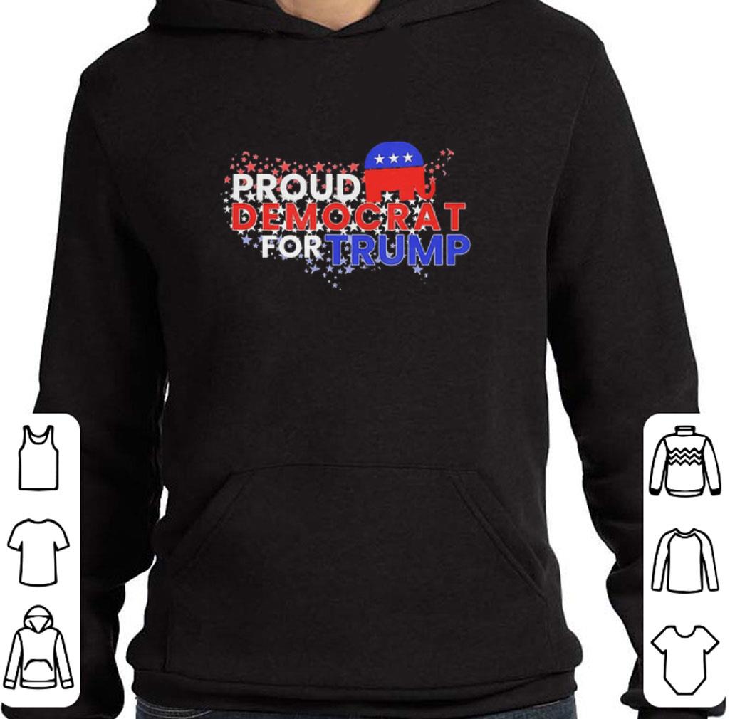 3dce05a4 proud democrats for trump flag us shirt 4 - Proud Democrats For Trump Flag US shirt