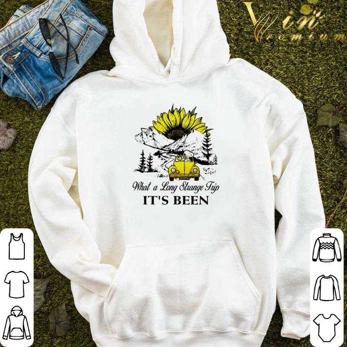 78e1f3cf snoopy what a long strange trip it s been sunflower shirt 4 - Snoopy what a long strange trip it’s been sunflower shirt