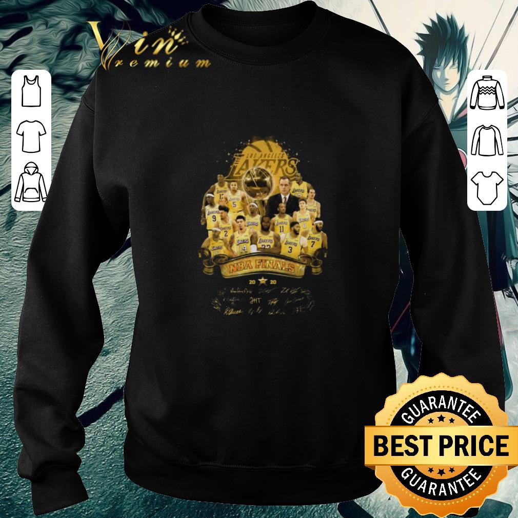 999083f5 nice los angeles lakers nba finals 2020 signatures shirt 4 - Nice Los Angeles Lakers NBA finals 2020 signatures shirt