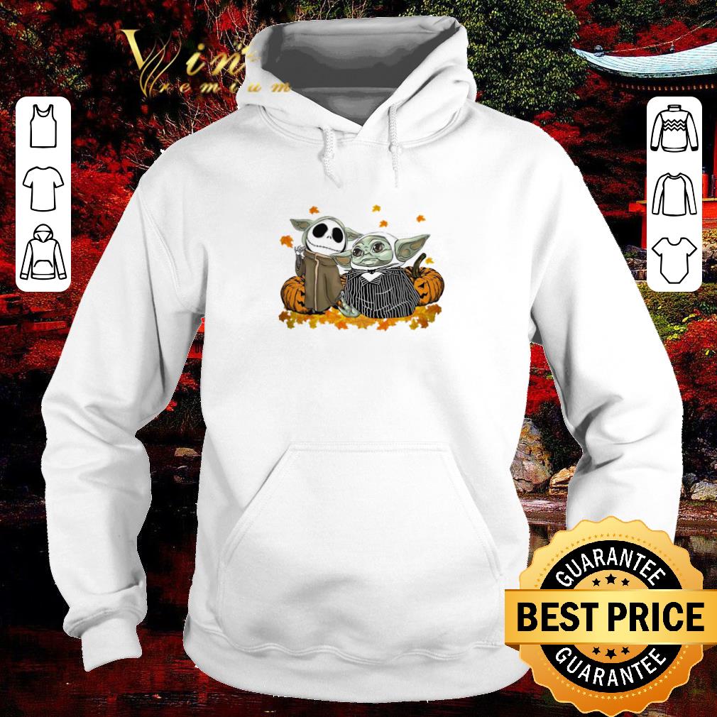 b91e551b official happy halloween baby jack skellington and baby yoda shirt 4 - Official Happy Halloween baby Jack Skellington and Baby Yoda shirt