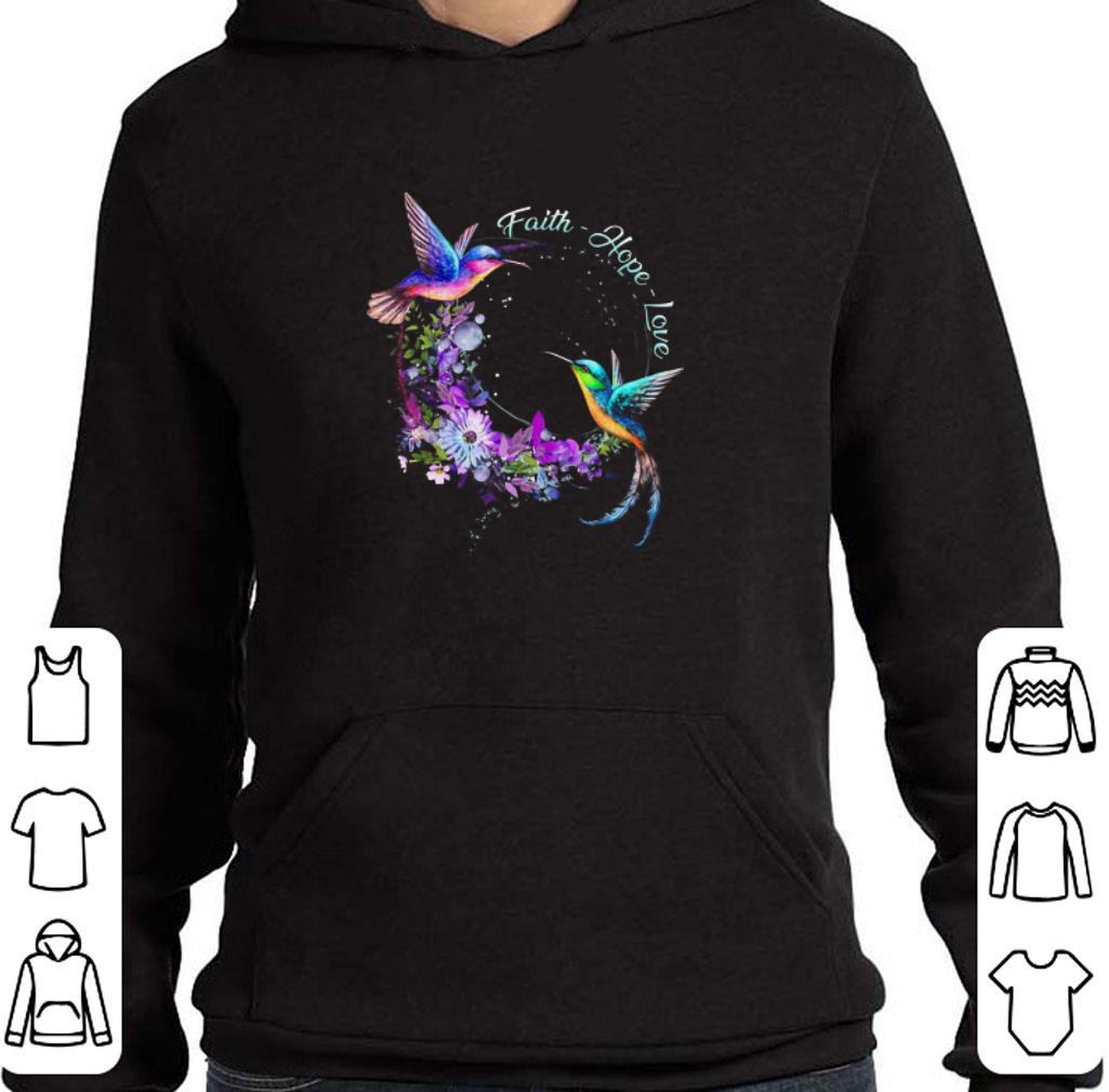 26b97d5c top bee hummingbird faith hope love shirt 4 - Top Bee Hummingbird Faith Hope Love shirt