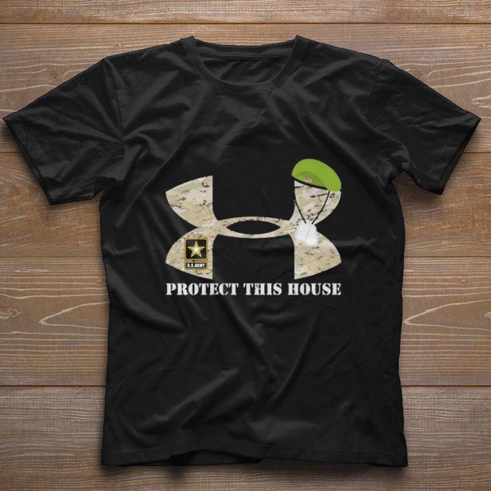 Awesome Under Armour U.S.ARMY Veteran Protect this house shirt