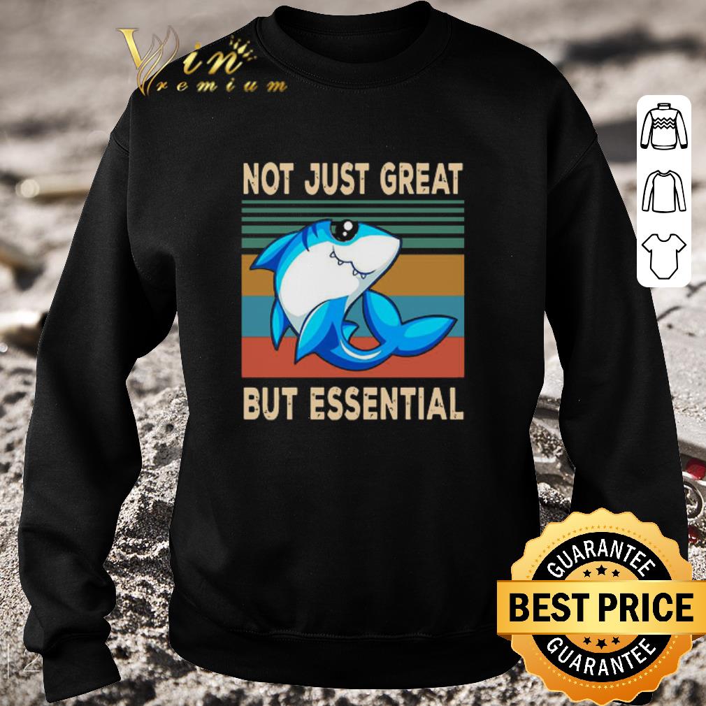 457b2a73 awesome shark not just great but essential vintage retro shirt 4 - Awesome Shark Not Just Great But Essential Vintage Retro shirt