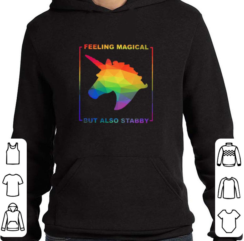 Funny LGBT Unicorn Feeling Magical But Also Stabby shirt a00b2968 funny lgbt unicorn feeling magical but also stabby shirt 4 - Funny LGBT Unicorn Feeling Magical But Also Stabby shirt