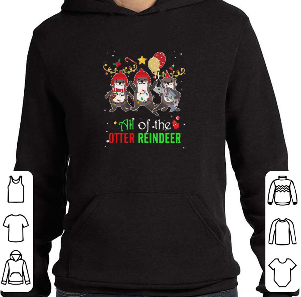 a37b9a00 hot all of the otter reindeer christmas shirt 4 - Hot All Of The Otter Reindeer Christmas shirt
