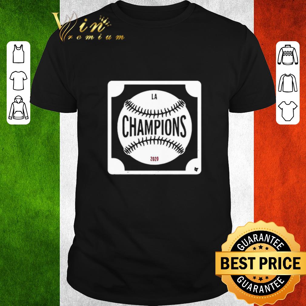 Awesome Los Angeles Dodgers Champions 2020 shirt