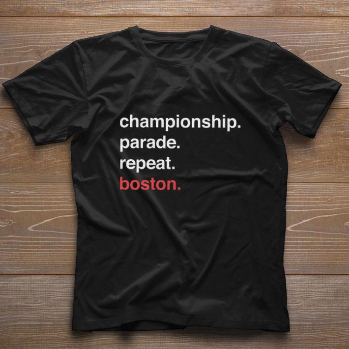Premium Championship Parade Repeat Boston shirt