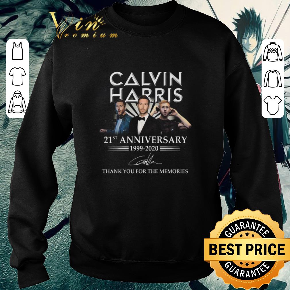 Nice Calvin Harris 21st Anniversary 1999 2020 Thank You For The Memories Signature shirt ed272747 nice calvin harris 21st anniversary 1999 2020 thank you for the memories signature shirt 4 - Nice Calvin Harris 21st Anniversary 1999 2020 Thank You For The Memories Signature shirt