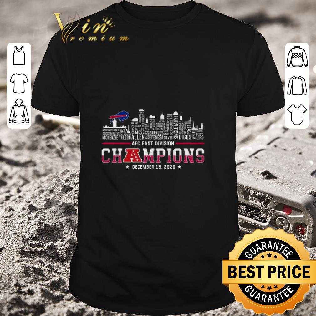 Hot Buffalo Bills AFC East Division Champions 2020 Name Players shirt