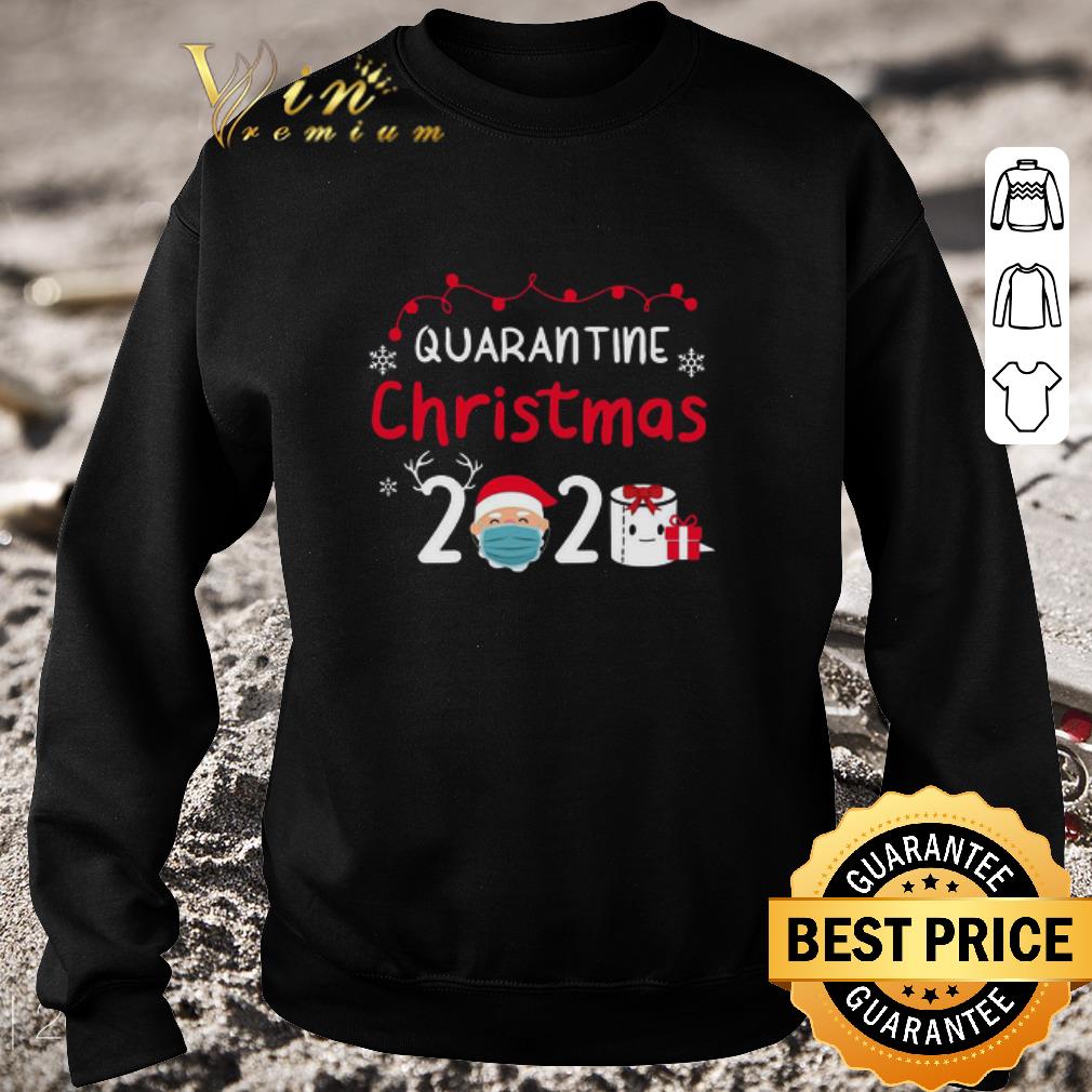 8a1c6dca awesome quarantine christmas 2020 santa claus face mask toilet paper gift sweater shirt 4 - Awesome Quarantine Christmas 2020 Santa Claus Face Mask Toilet Paper Gift Sweater shirt