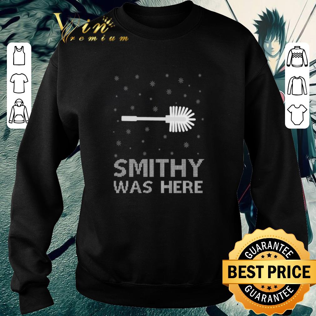 9688bda3 pretty smithy was here ugly christmas sweater shirt 4 - Pretty Smithy Was Here Ugly Christmas Sweater shirt