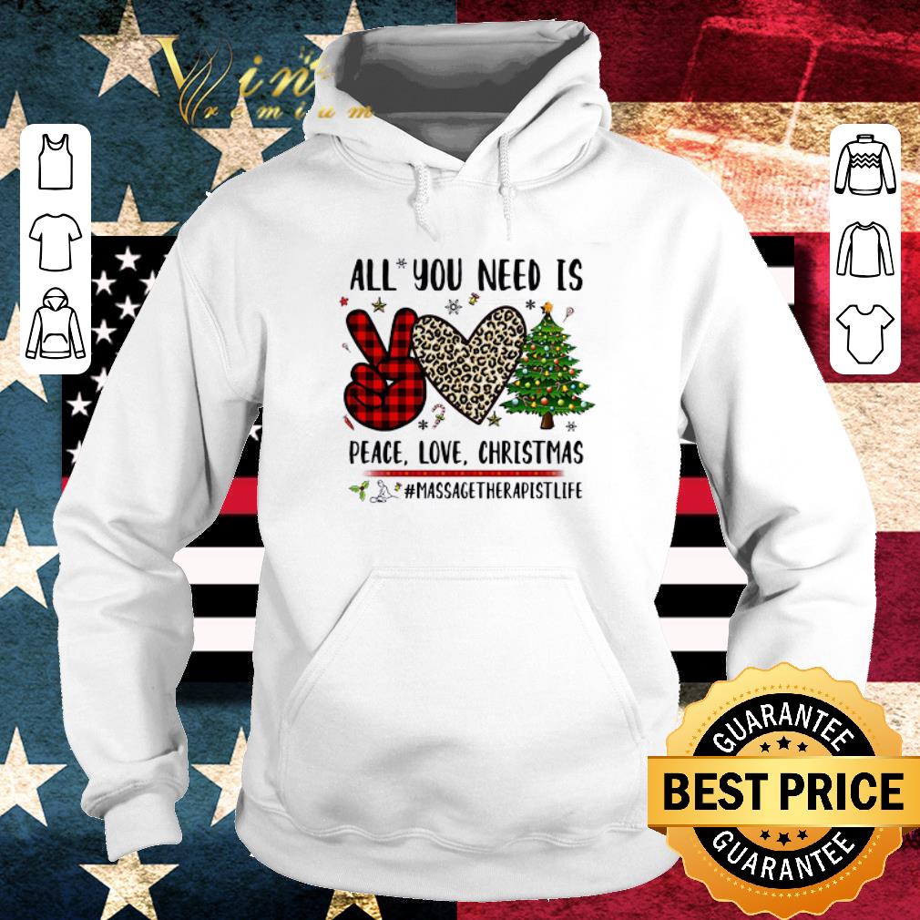 bccc7699 pretty all you need is peace love christmas massage therapist life sweater shirt 4 - Pretty All You Need Is Peace Love Christmas Massage Therapist Life Sweater shirt