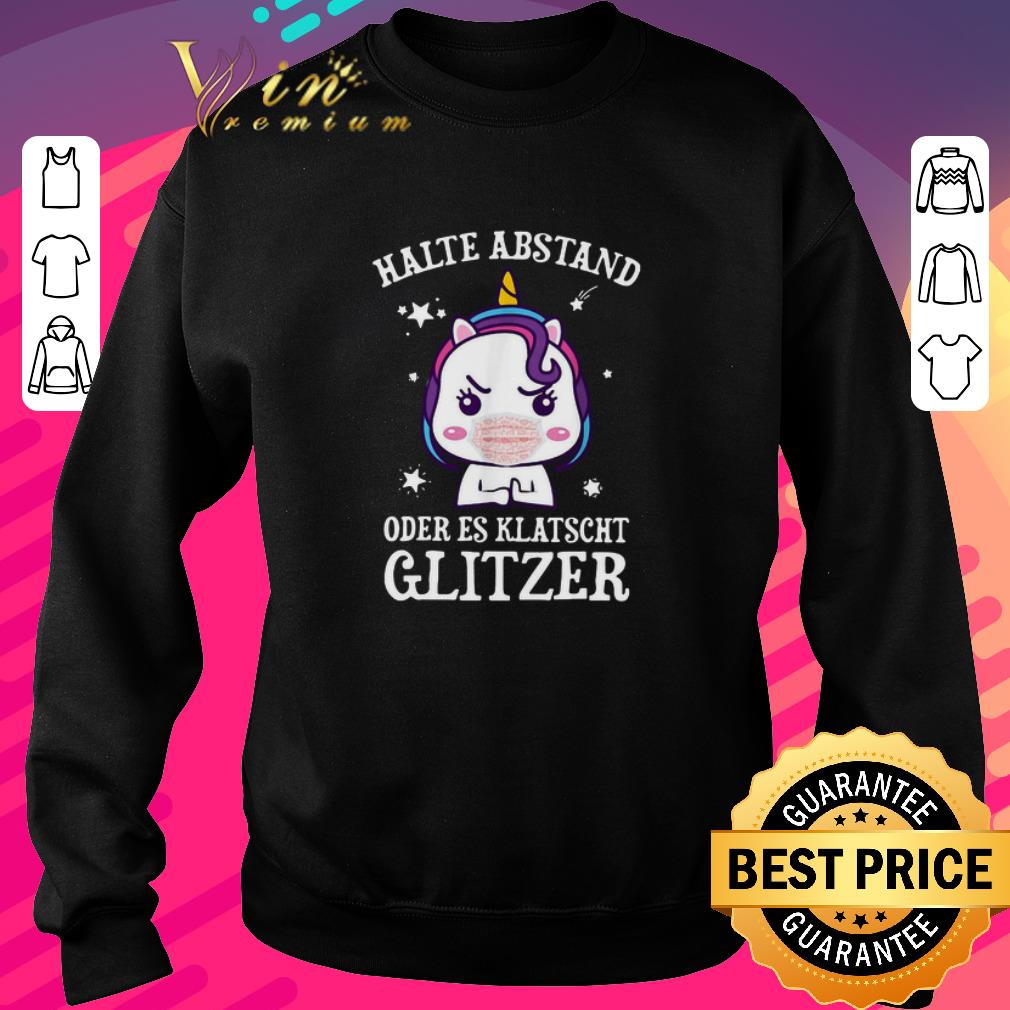 Premium Unicorn Halte Abstand Oder Es Klatscht Glitzer shirt cbb857a7 premium unicorn halte abstand oder es klatscht glitzer shirt 4 - Premium Unicorn Halte Abstand Oder Es Klatscht Glitzer shirt