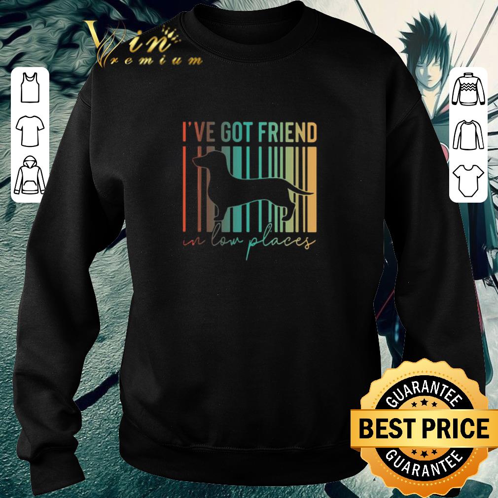 55ec117d hot dachshund i ve got friend in low places shirt 4 - Hot Dachshund I’ve Got Friend In Low Places shirt