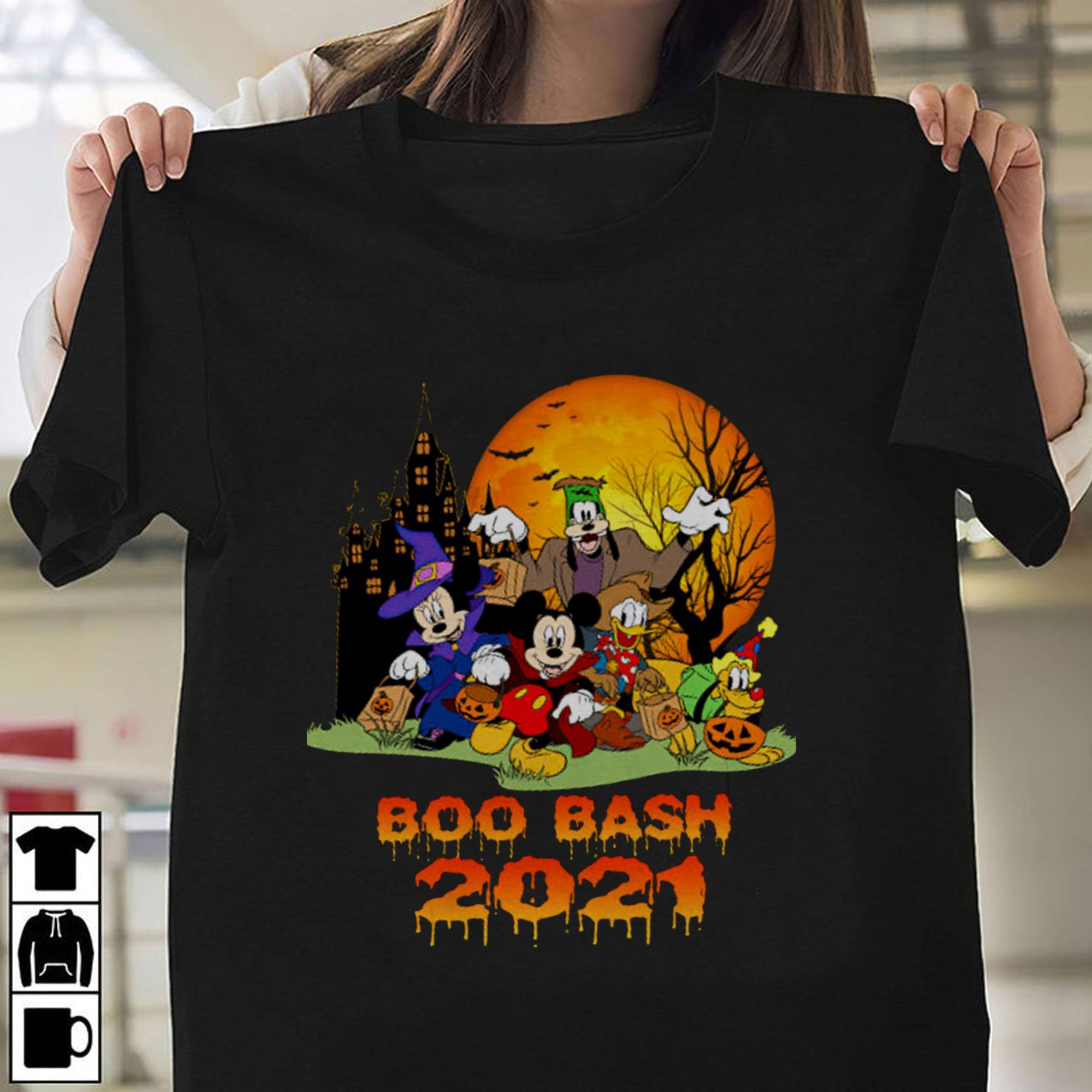Bash Disney Halloween Shirt, Mickey Not So Scary Halloween, Disney Trick or Treat Tshirt