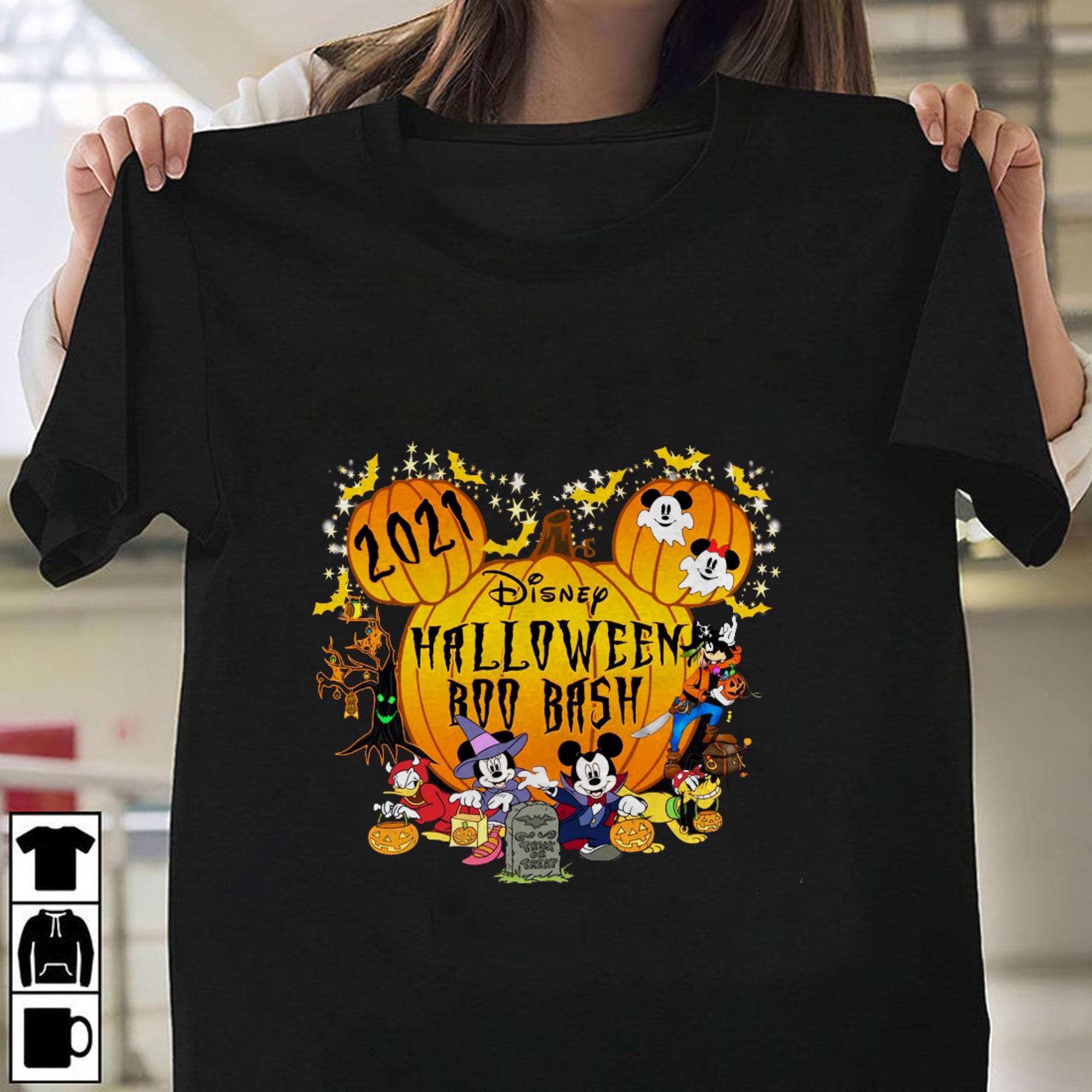 Boo Bash Disney After Hours Halloween family shirts 2021 Mickey and Minnie Halloween shirt