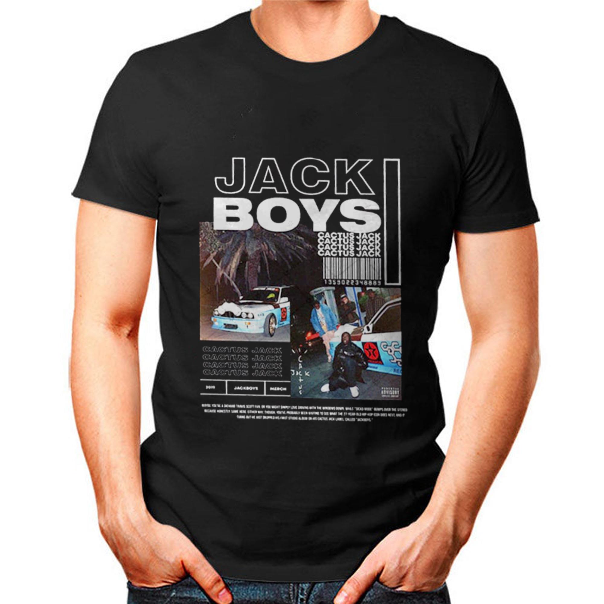 JACKBOYS T-shirt,  Rap Travis Scott Shirt, Jack Boys Hip Hop Men’s Women Unisex Shirt