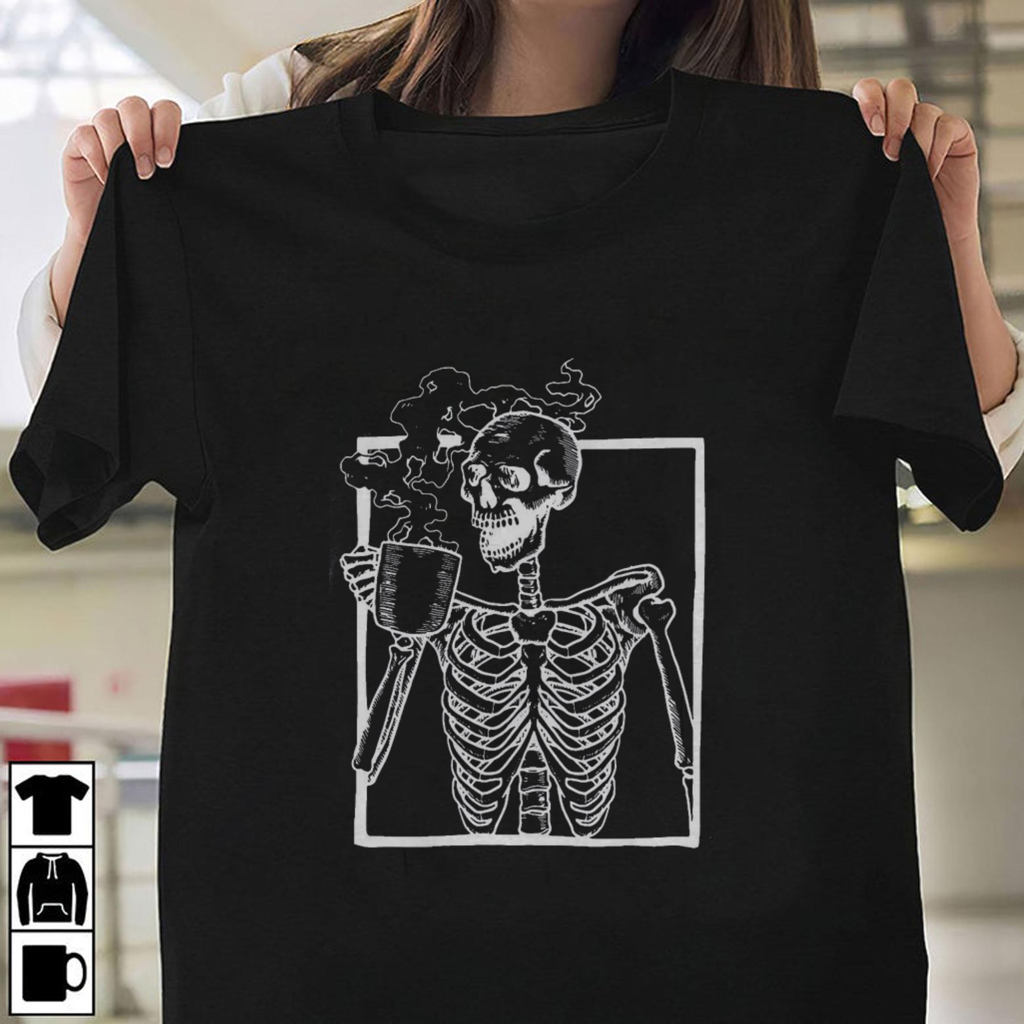 The Best Drinking Coffee Skeleton Halloween Sweatshirt Horror Scary Monster The Best Drinking Coffee Skeleton Halloween Sweatshirt Horror Scary Monster 1 - The Best Drinking Coffee Skeleton Halloween Sweatshirt Horror Scary Monster