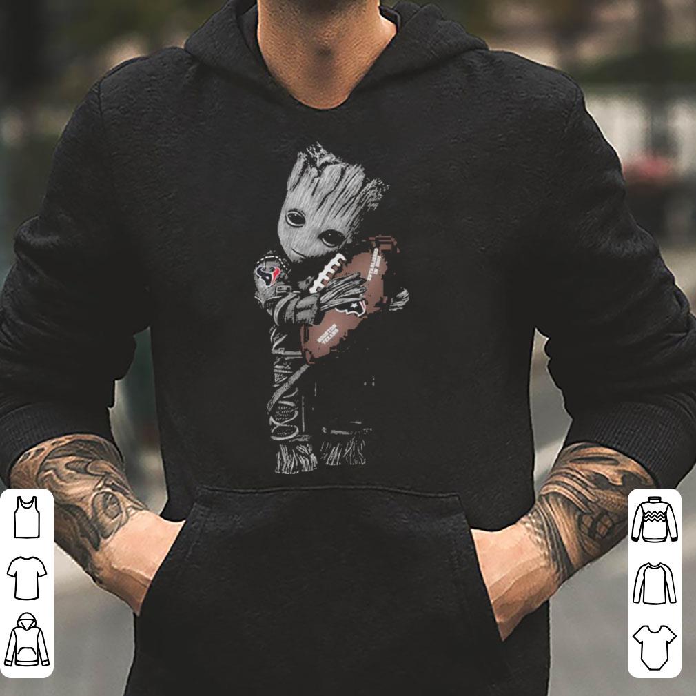 Baby groot hug Houston Texans shirt 4 - Baby groot hug Houston Texans shirt
