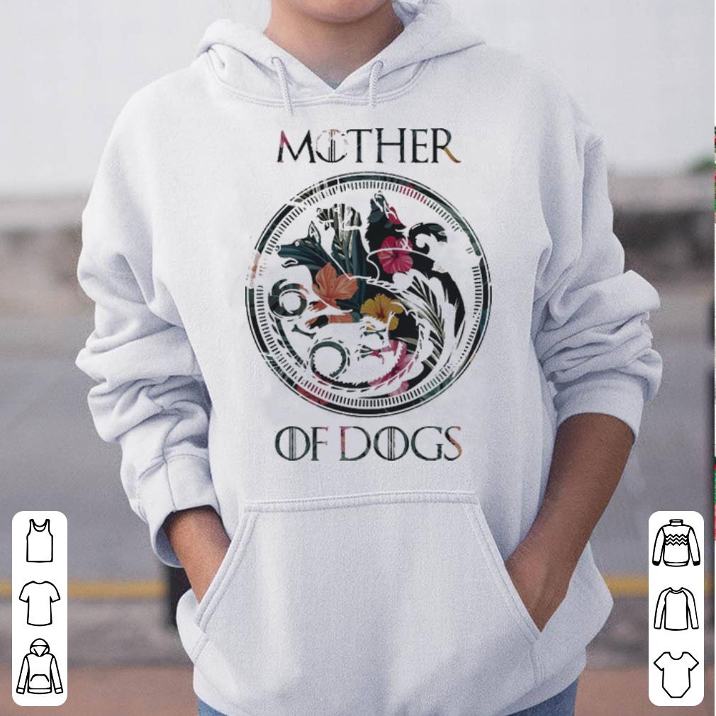 Game Of Thrones Mother of dogs floral shirt 4 - Game Of Thrones Mother of dogs floral shirt