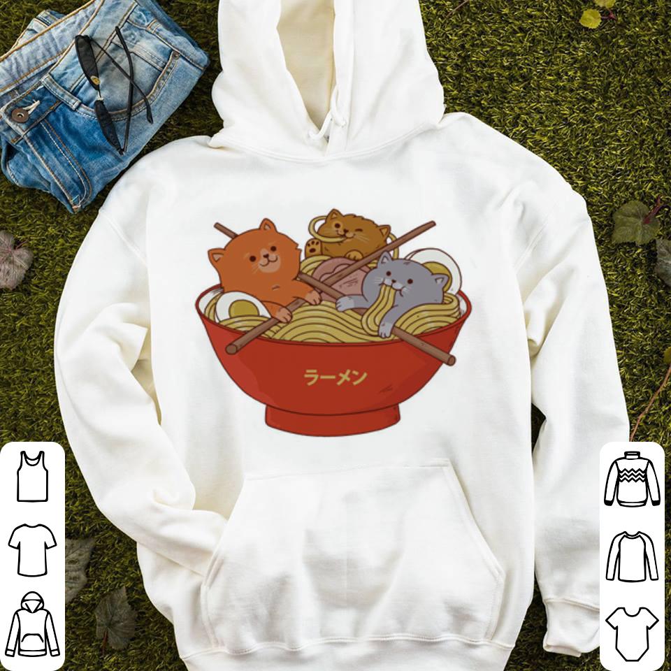 Ramen and cats shirt 4 1 - Ramen and cats shirt