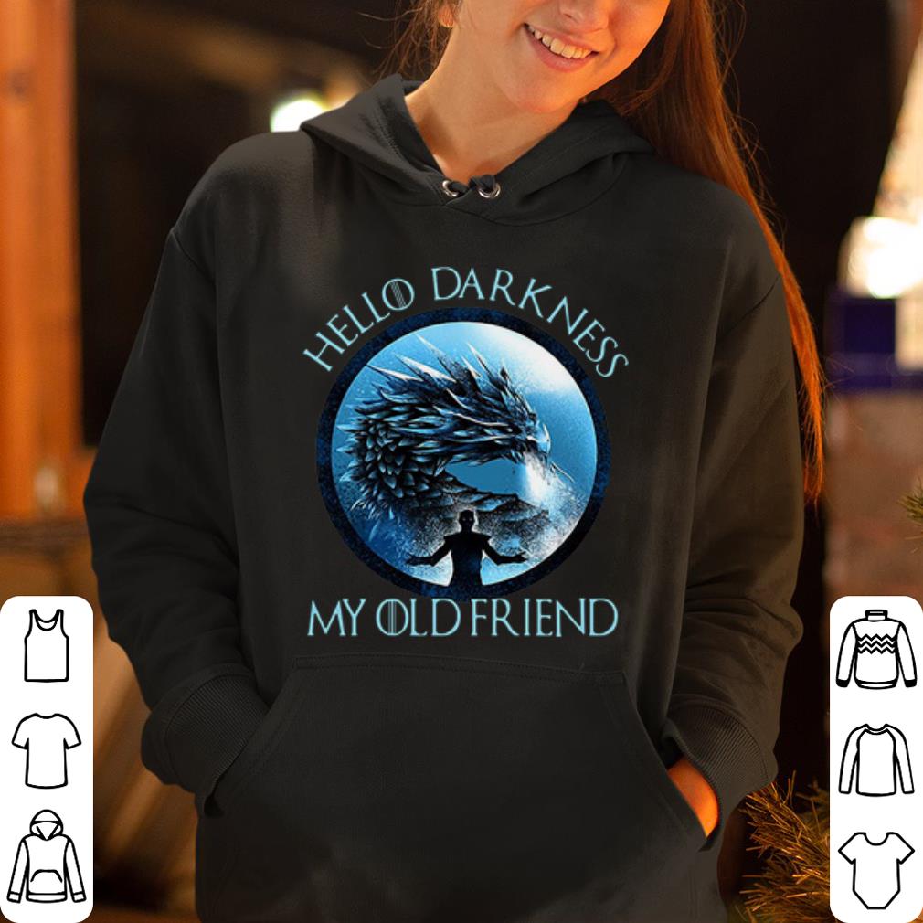 Game of thrones white walker the night king hello darkness my old friend shirt 4 - Game of thrones white walker the night king hello darkness my old friend shirt