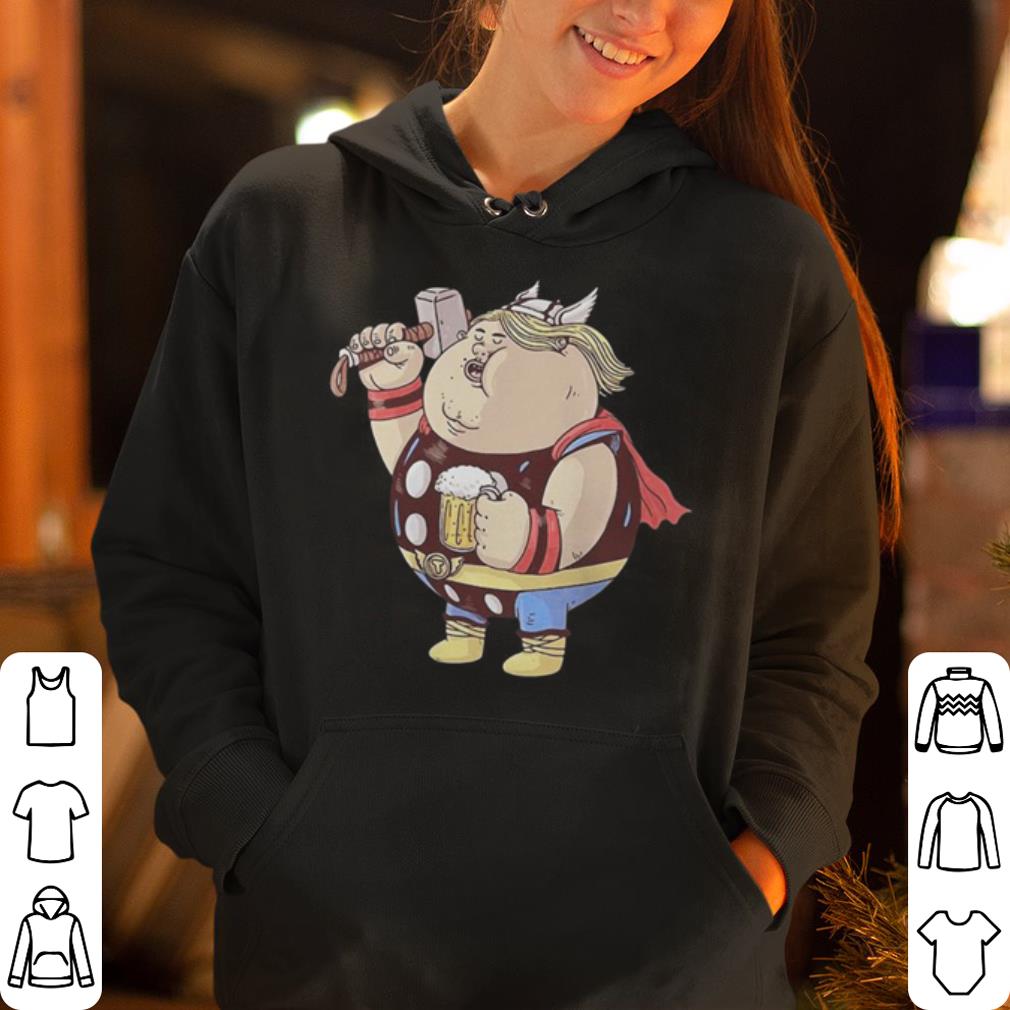 Marvel Avengers Endgame fat Thor and beer shirt 4 - Marvel Avengers Endgame fat Thor and beer shirt