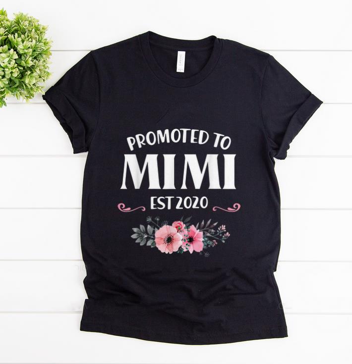 Awesome Promoted to Mimi Est 2020 Floral shirt 1 - Awesome Promoted to Mimi Est 2020 Floral shirt