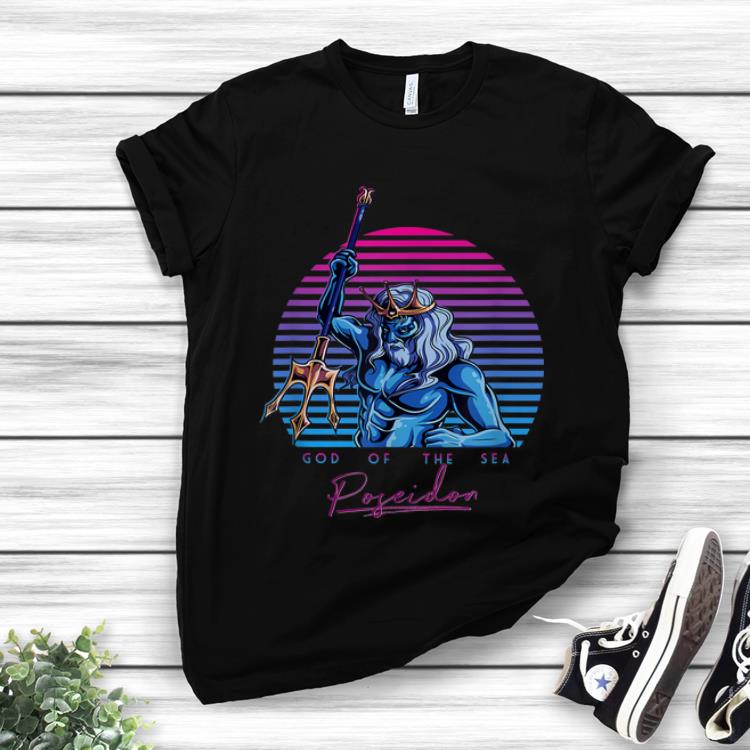 Awesome Retro God Of The Sea Poseidon Greek Mythology shirt 1 - Awesome Retro God Of The Sea Poseidon Greek Mythology shirt