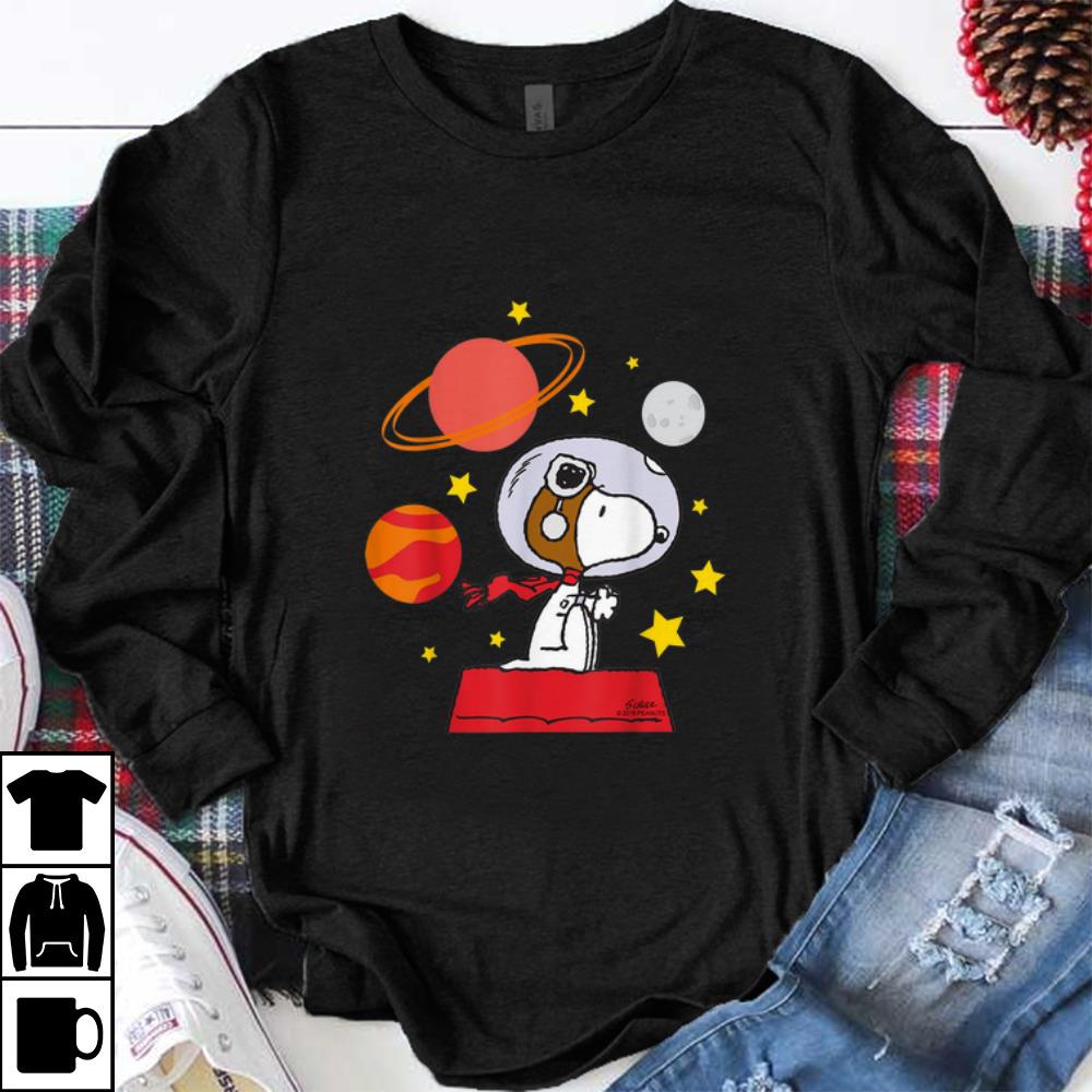 Hot Peanuts Snoopy Space Pilot Mars Moon And Saturn shirt 1 - Hot Peanuts Snoopy Space Pilot Mars, Moon And Saturn shirt