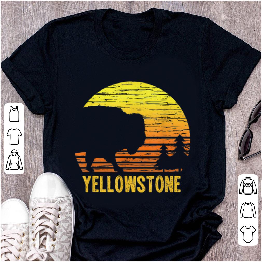 Hot Vintage Yellowstone National Park Retro Travel shirt 1 - Hot Vintage Yellowstone National Park Retro Travel shirt