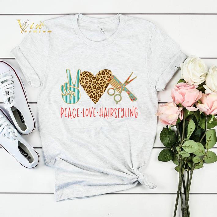 Language Peace Love Hairstyling Sign shirt 4 - Language Peace Love Hairstyling Sign shirt