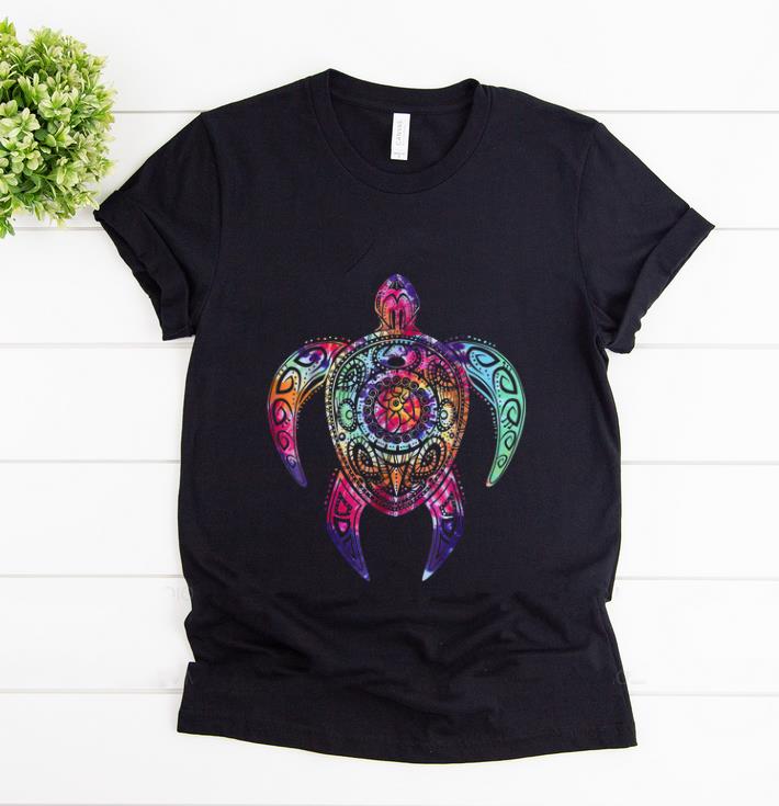 Nice Hippie Tie Dye Psychedelic Sea Turtle shirt 1 - Nice Hippie Tie Dye Psychedelic Sea Turtle shirt