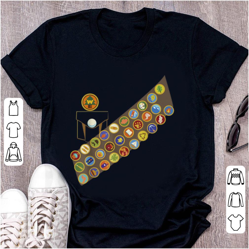 Official Disney Pixar Up Russell Patches Halloween shirt 1 - Official Disney Pixar Up Russell Patches Halloween shirt