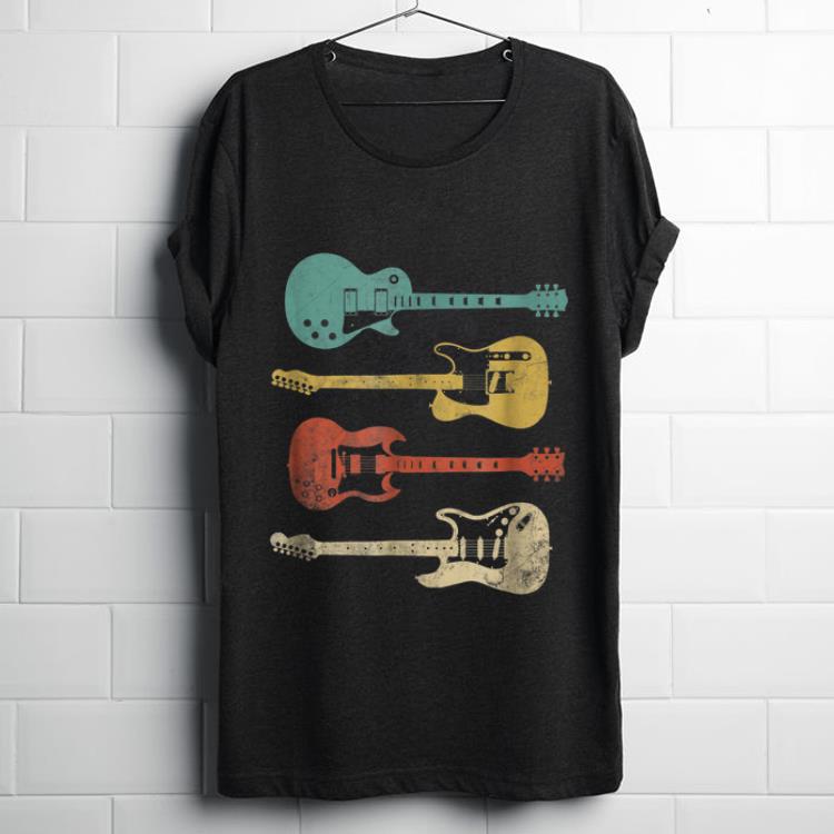 Official Vintage Electric Guitar Distressed shirt 1 - Official Vintage Electric Guitar Distressed shirt