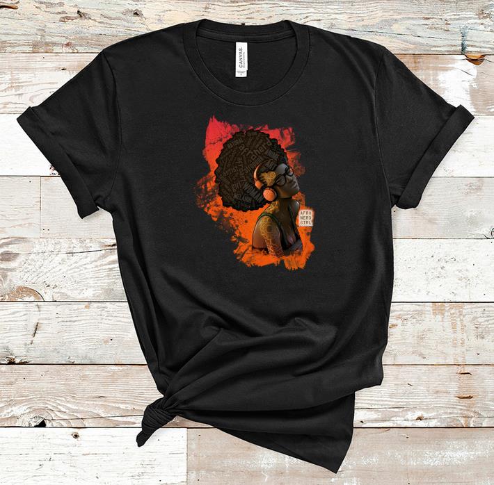 Original Afro Nerd Girl II shirt 1 - Original Afro Nerd Girl II shirt