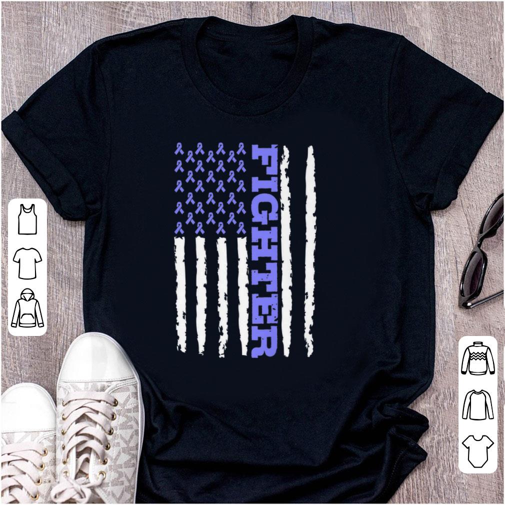 Original Fighter Cancer Awareness American Flag shirt 1 - Original Fighter Cancer Awareness American Flag shirt