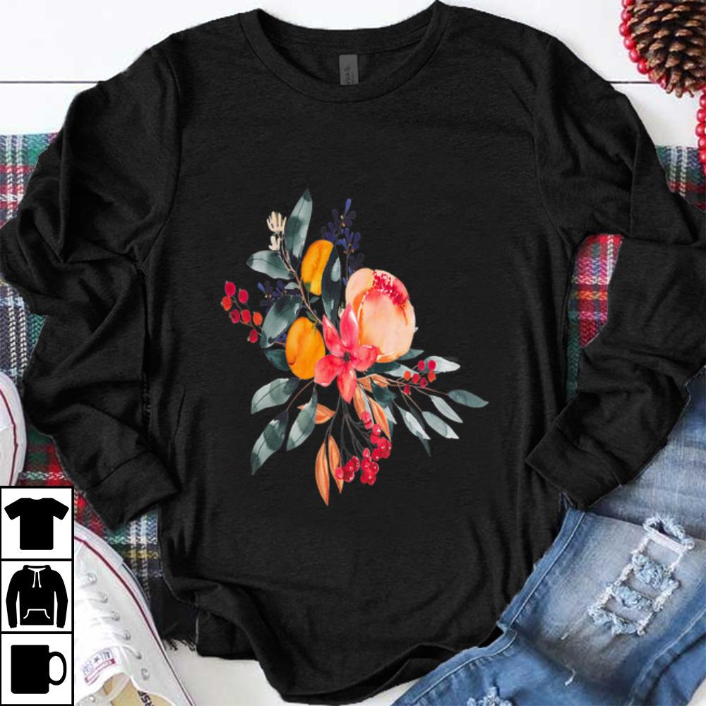 Pretty Fall Colors Flowers shirt 1 - Pretty Fall Colors Flowers shirt