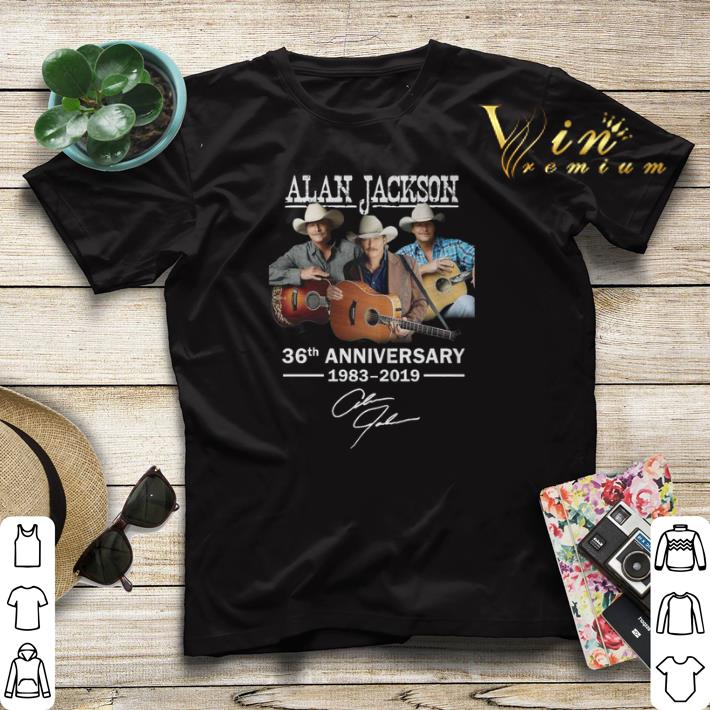 Signature Alan Jackson 36th anniversary 1983-2019 shirt Signature Alan Jackson 36th anniversary 1983 2019 shirt 4 - Signature Alan Jackson 36th anniversary 1983-2019 shirt