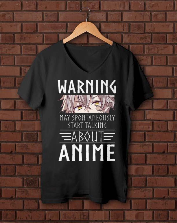 Top Anime Kawaii Warning May Spontaneously Start Talking About Anime shirt 1 - Top Anime Kawaii Warning May Spontaneously Start Talking About Anime shirt