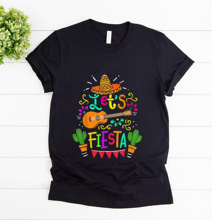 Top Cinco De Mayo Let s Fiesta Guitar Cactus shirt 1 - Top Cinco De Mayo Let's Fiesta Guitar Cactus shirt