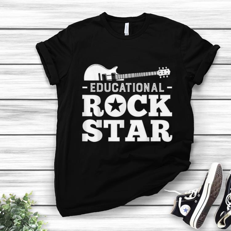Top Educational Rockstar Rock Guitar shirt 1 - Top Educational Rockstar Rock Guitar shirt