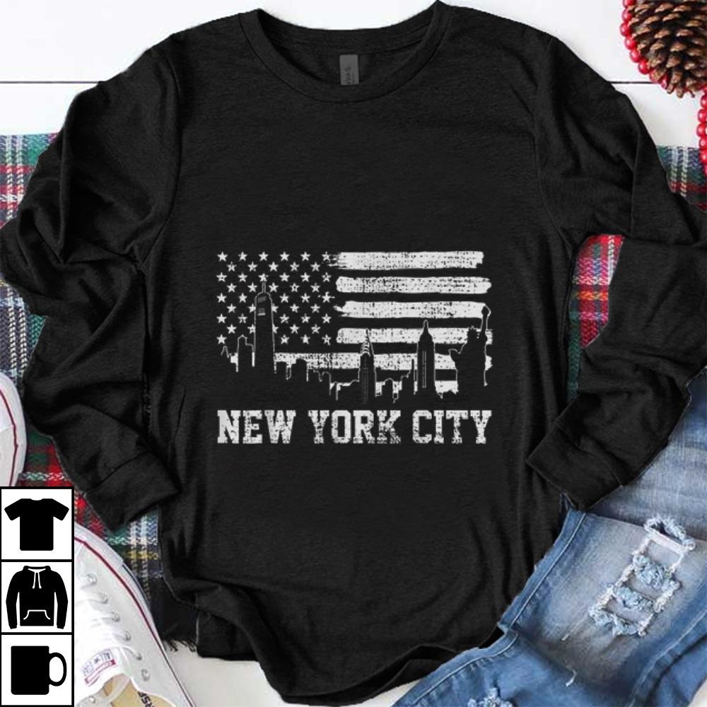 Top New York City American Flag shirt 1 - Top New York City American Flag shirt