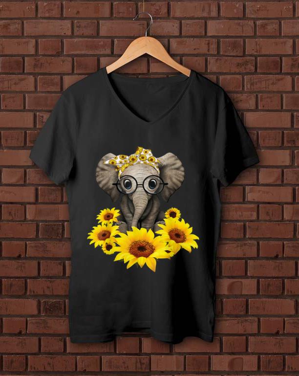 Top Sunflower Headband Elephant shirt 1 - Top Sunflower Headband Elephant shirt