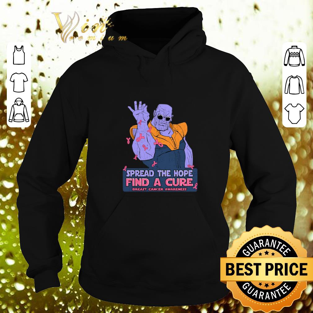 Hot Thanos spread the hope find a cure Breast Cancer Awareness shirt Hot Thanos spread the hope find a cure Breast Cancer Awareness shirt 4 - Hot Thanos spread the hope find a cure Breast Cancer Awareness shirt