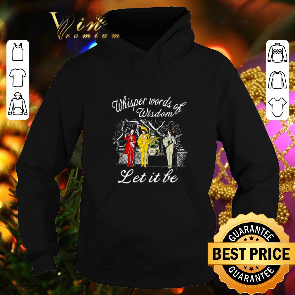 Hot The Beatles Whisper words of wisdom let it be shirt 4 - Hot The Beatles Whisper words of wisdom let it be shirt