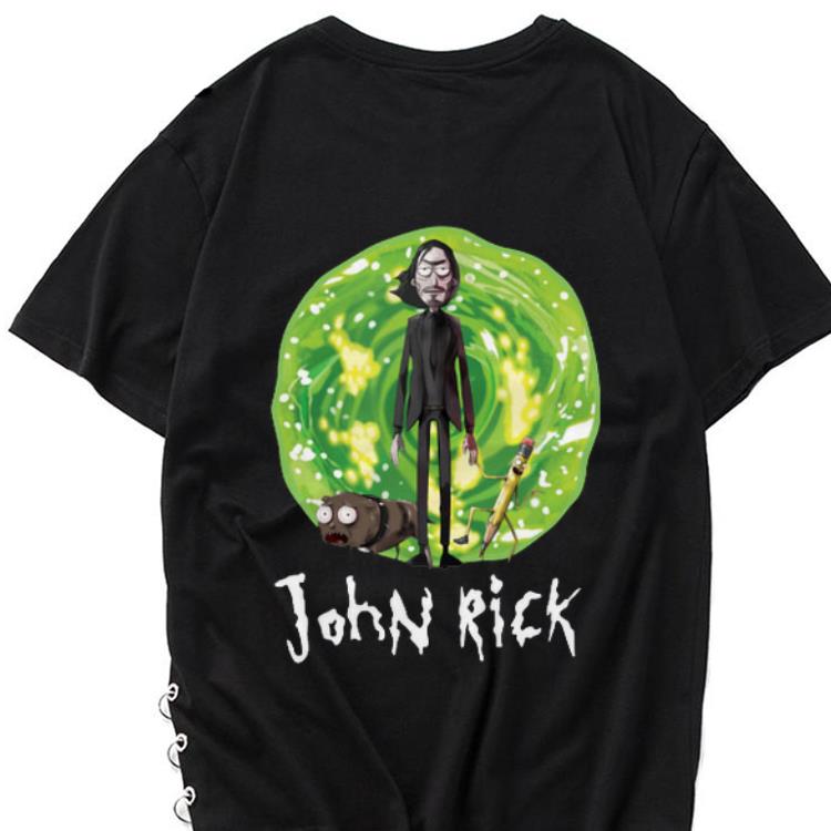 Hot John Rick John Wick Rick And Morty Crossover shirt 1 1 - Hot John Rick John Wick Rick And Morty Crossover shirt