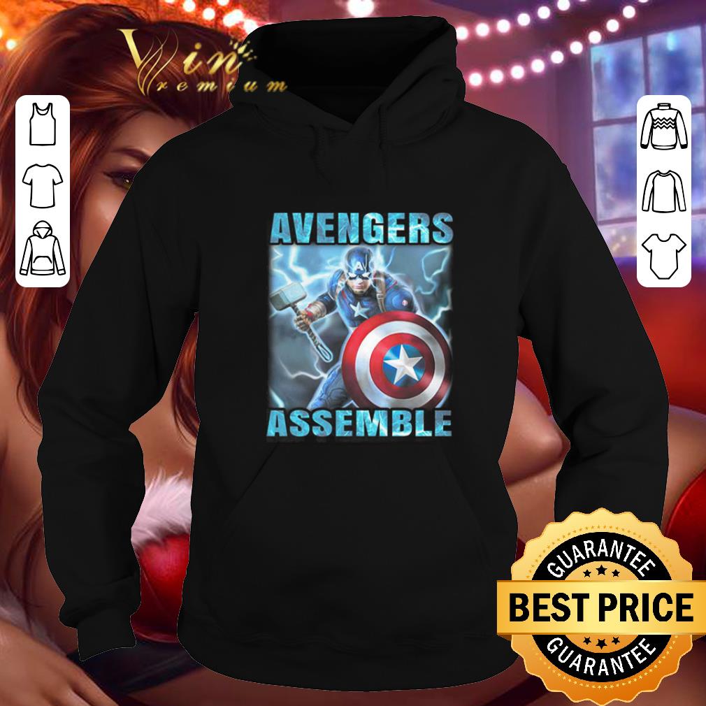 Official Avenger Assemble Captain America shirt Official Avenger Assemble Captain America shirt 4 - Official Avenger Assemble Captain America shirt
