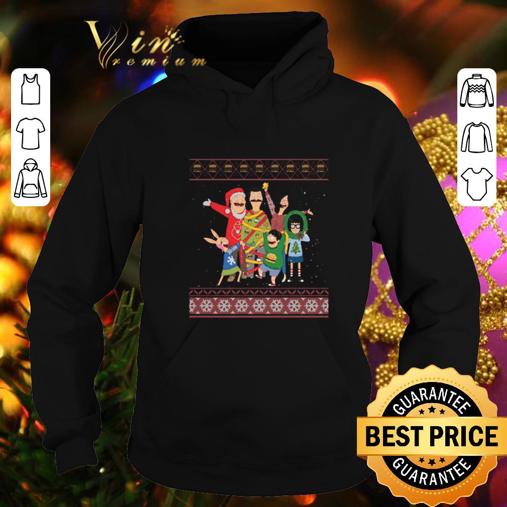 Official Bob's Burgers family ugly Christmas shirt Official Bob s Burgers family ugly Christmas shirt 4 - Official Bob's Burgers family ugly Christmas shirt